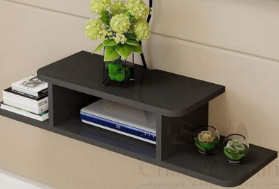 Wall-Mounted Media Console Shelf