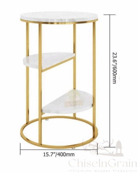 Tall Corner Display Table