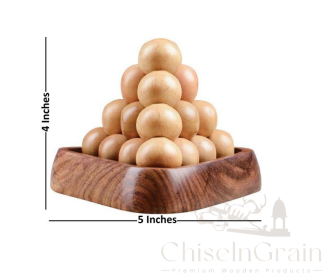 Wooden Pyramid Puzzle Game - Image 2