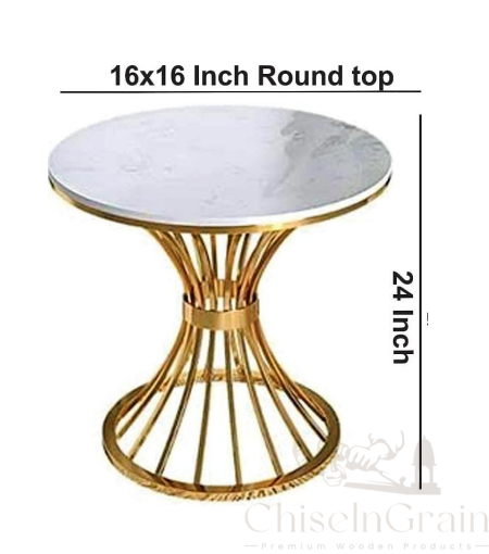 Hourglass Style Accent Table
