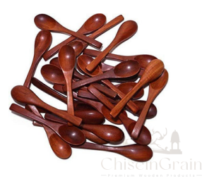 Set of 100 Mini Wooden Spoons