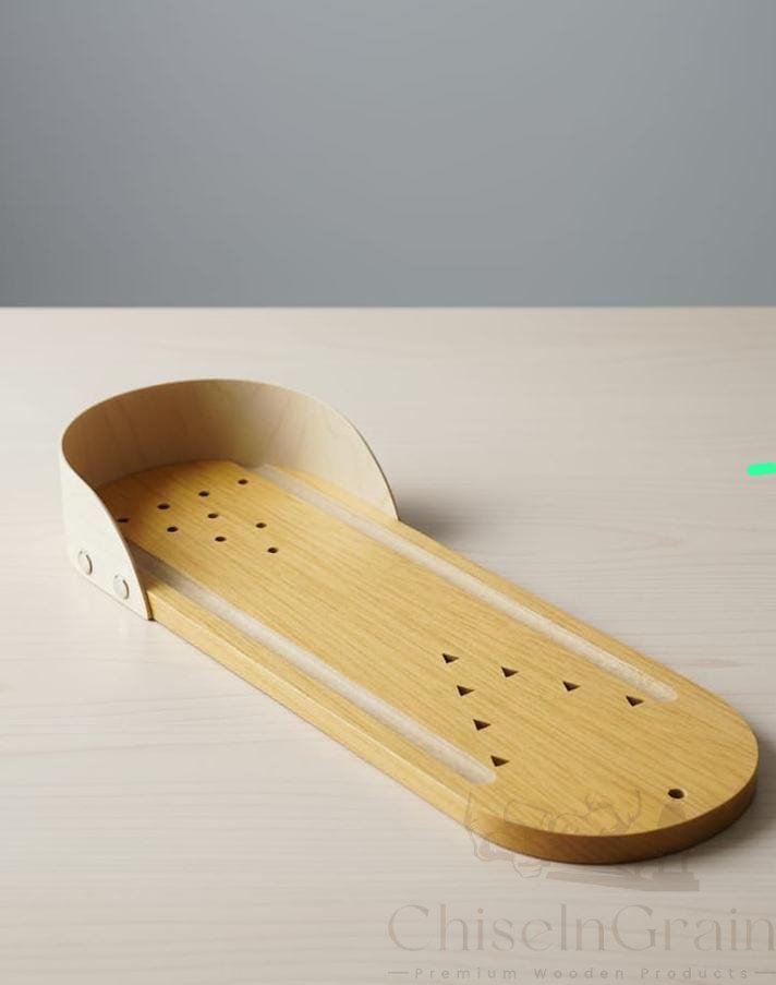 Classic Mini Wooden Bowling Game - Image 2